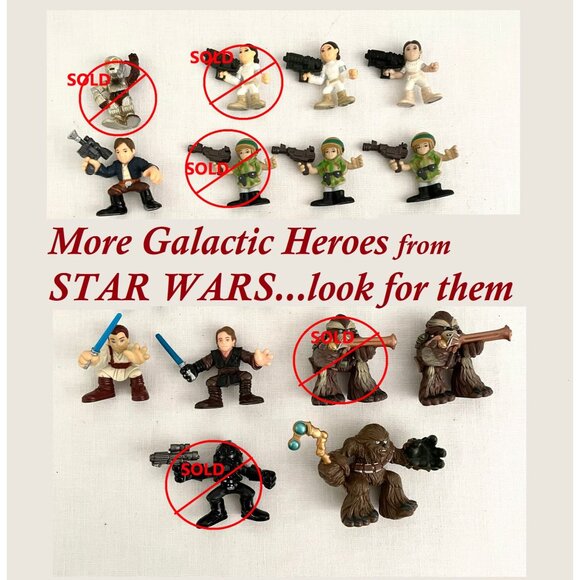 Star Wars Galactic Heroes MIni Figures Princess Leia 2007 - Picture 8 of 8